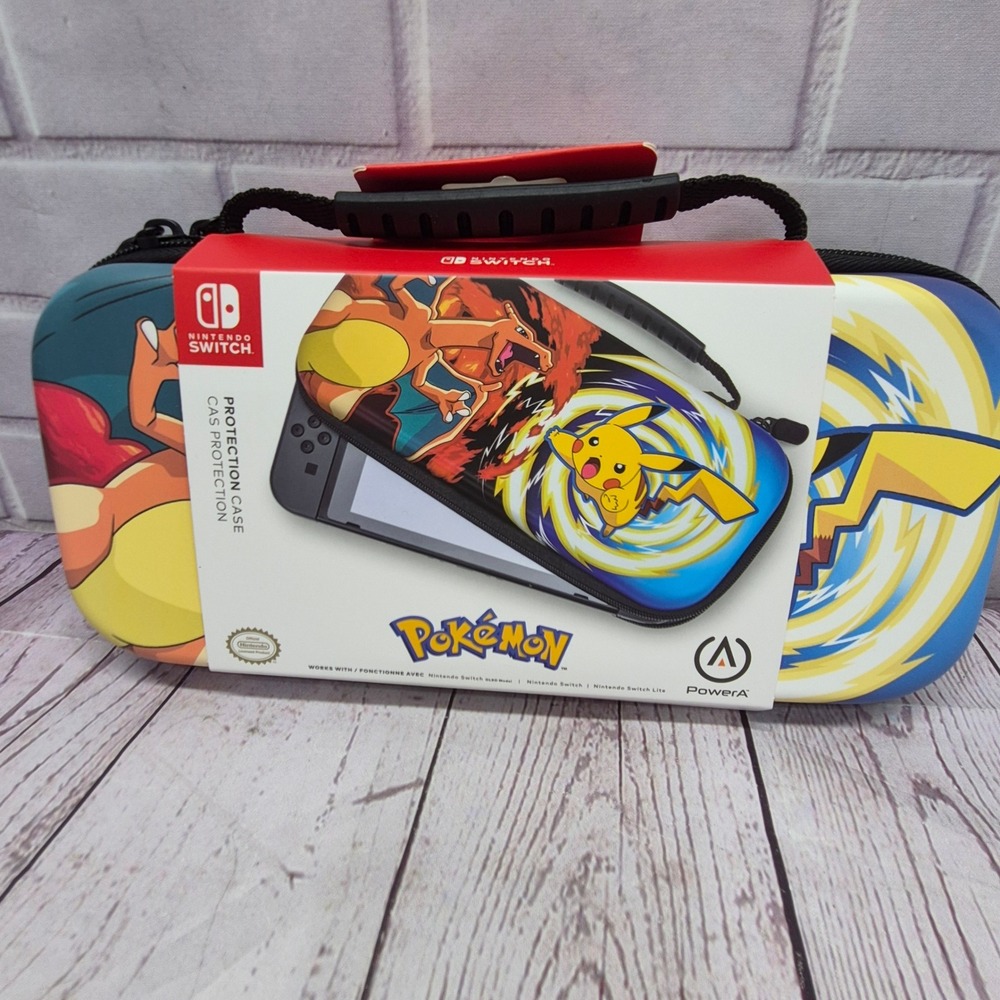 PowerA Nintendo Switch Protection Case Pokemon Charizard vs Pikachu Vortex NEW